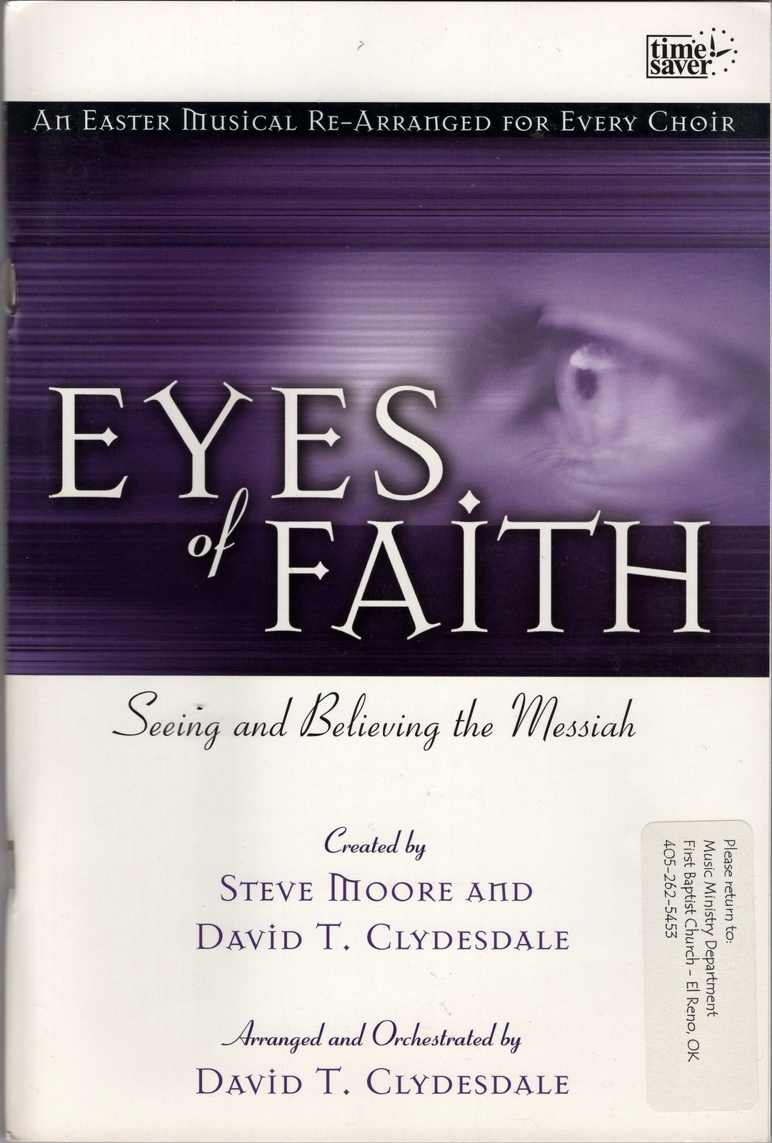 Eyes of Faith: Seeing and Believing the Messiah (An Easter Musical Re-Arranged..