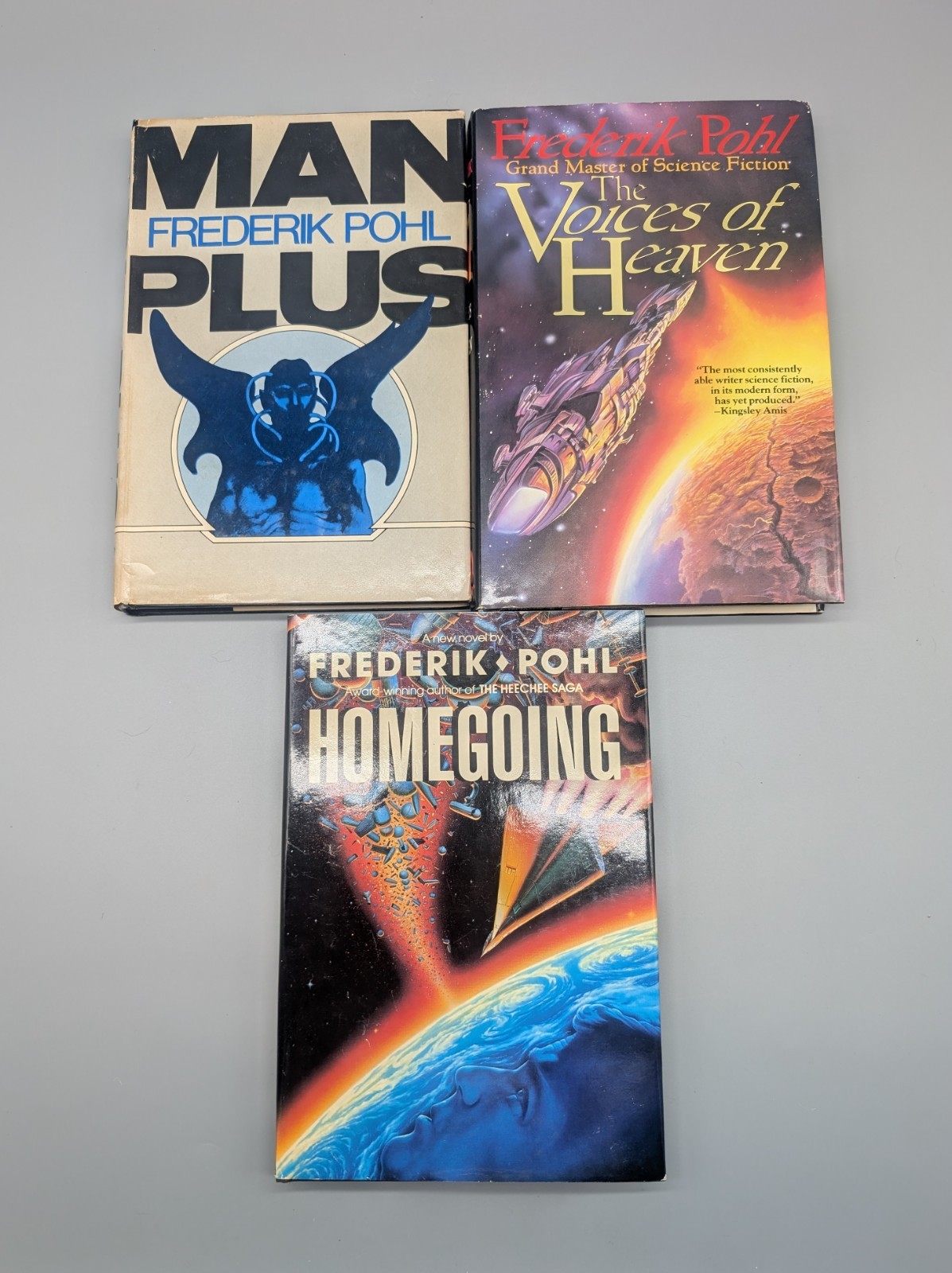 Lot Of 9 Vintage Science Fiction Sci-fi Books Hardcover Zelazny Pohl Foster…
