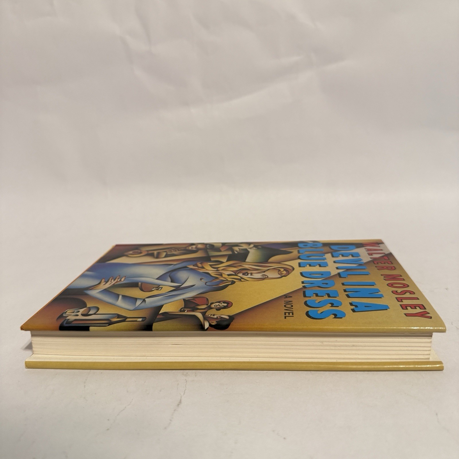 Walter Mosley DEVIL IN A BLUE DRESS Signed 1st Edition 1990 / JLG