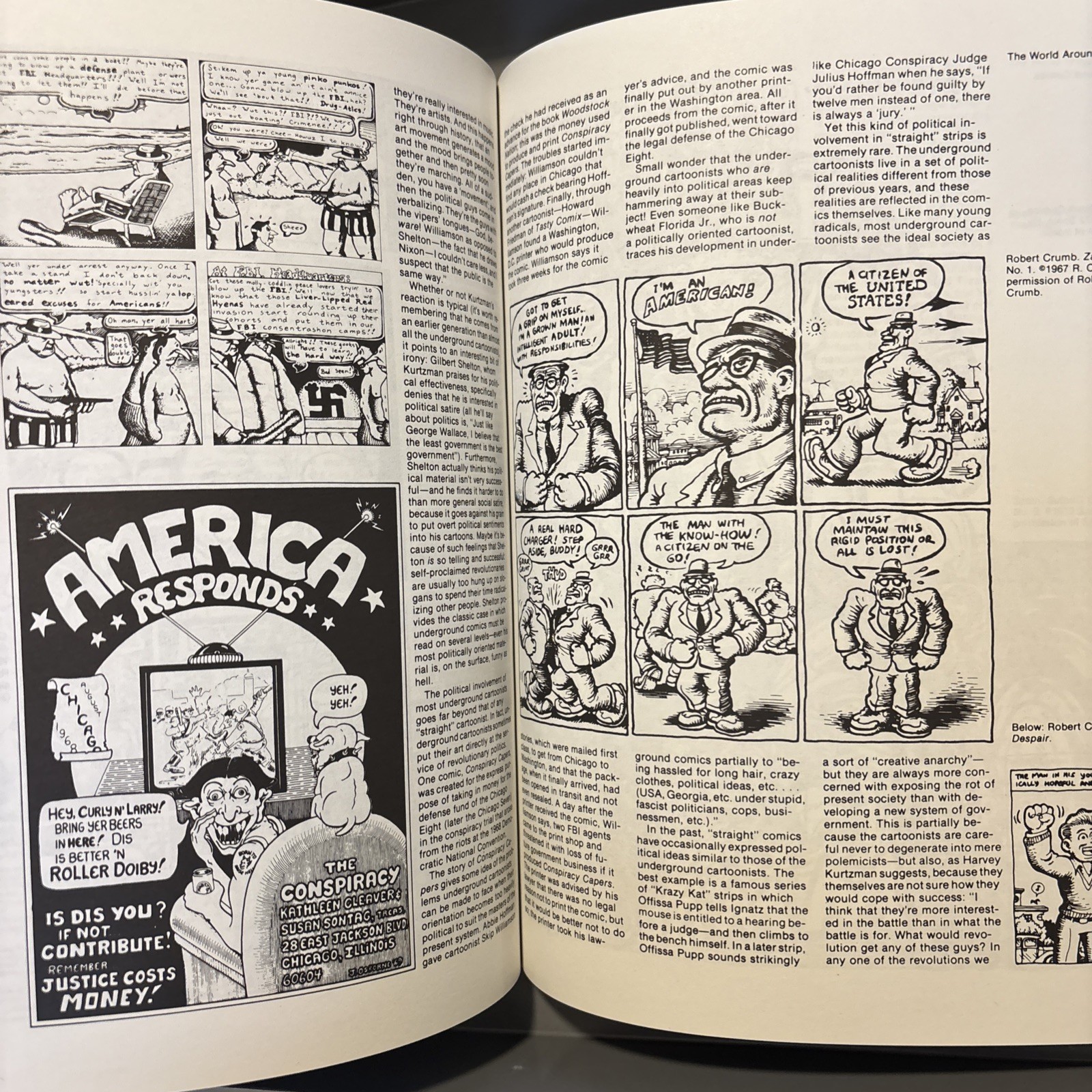 A History of Underground Comics by Mark James Estren 1993 Ronin Paperback Book