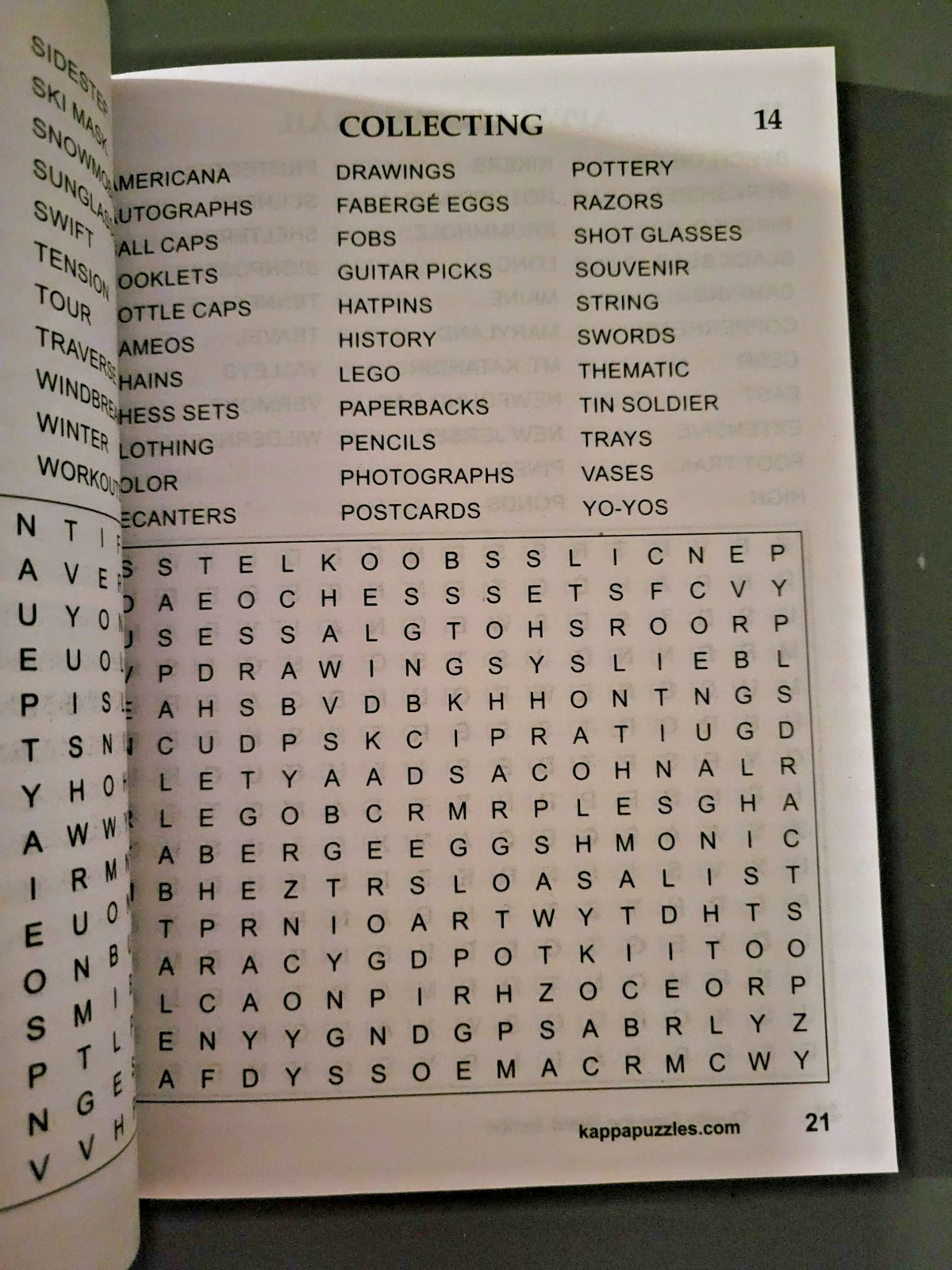 Lot of 3 Find-the-Word Puzzle Books by Kappa – 2 Special & Jumbo 390+ Challenges