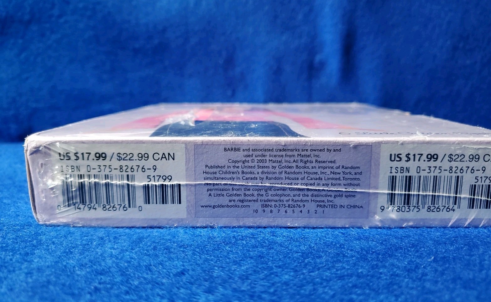 Barbie The Best of Barbie Golden Books 6-Book Box Set New Sealed (Tear in Plasti