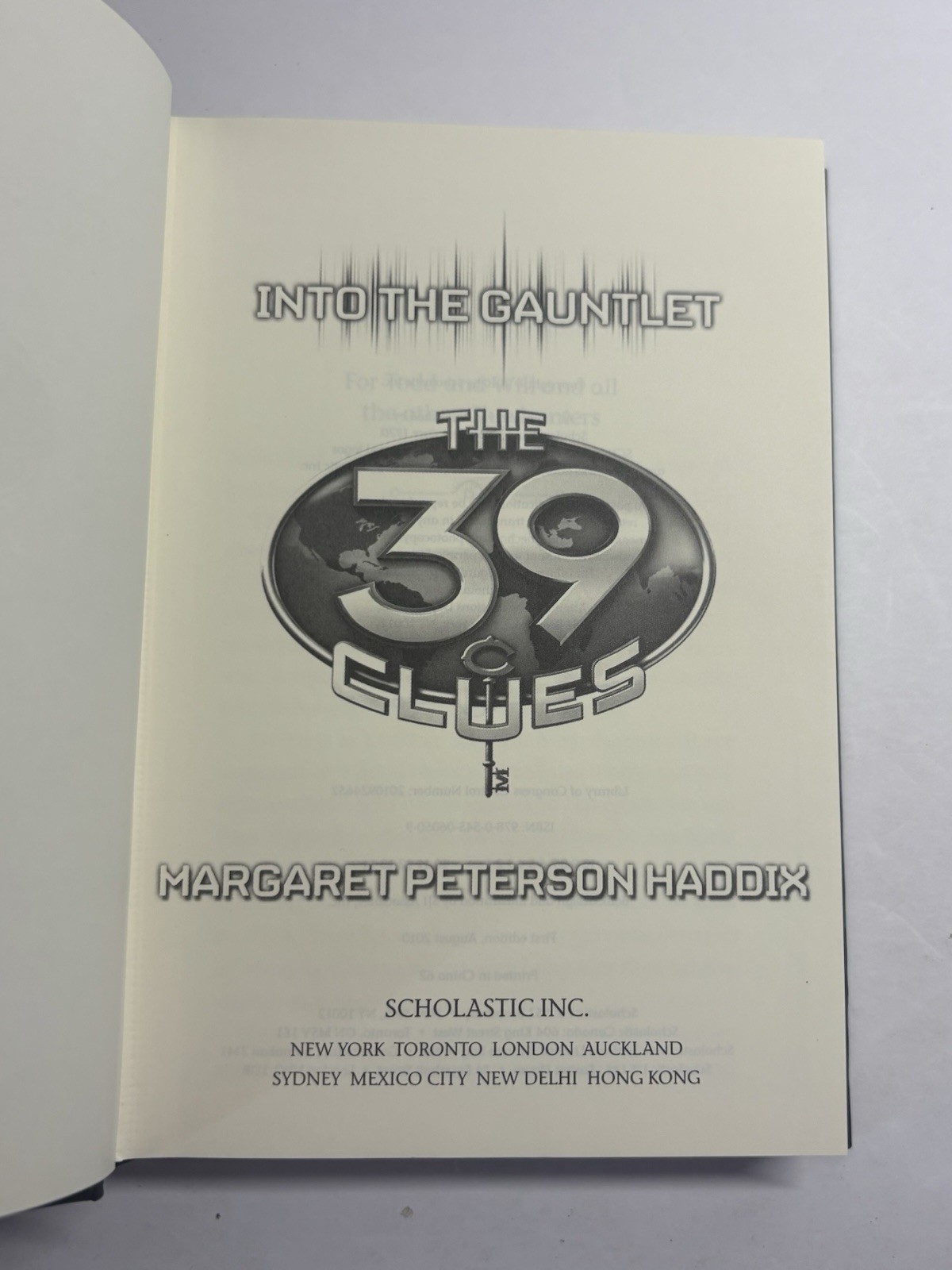 39 Clues Books 1, 2, 3, 8 and 10
