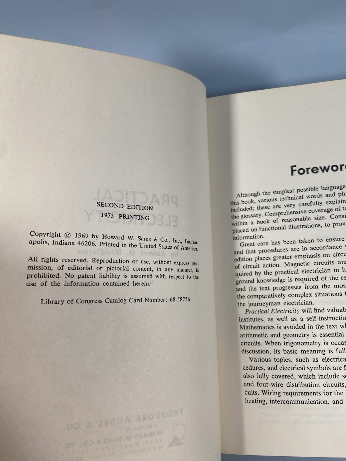 Practical Electricity: 1974 Audel Hardcover by Robert G. Middleton