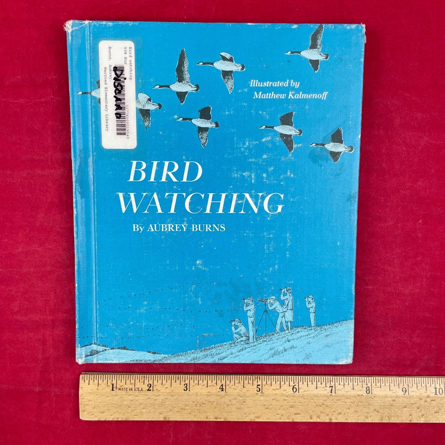 Vintage 1968 Bird Watching Aubrey Burns Hardcover Book – Discard