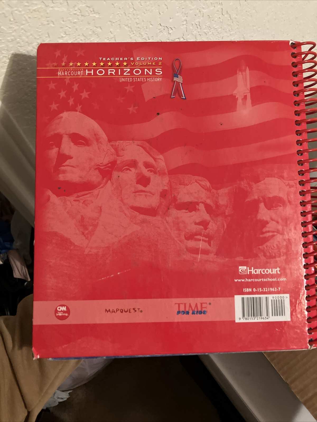 Harcourt Horizons United States History Teacher’s Edition Volume 2