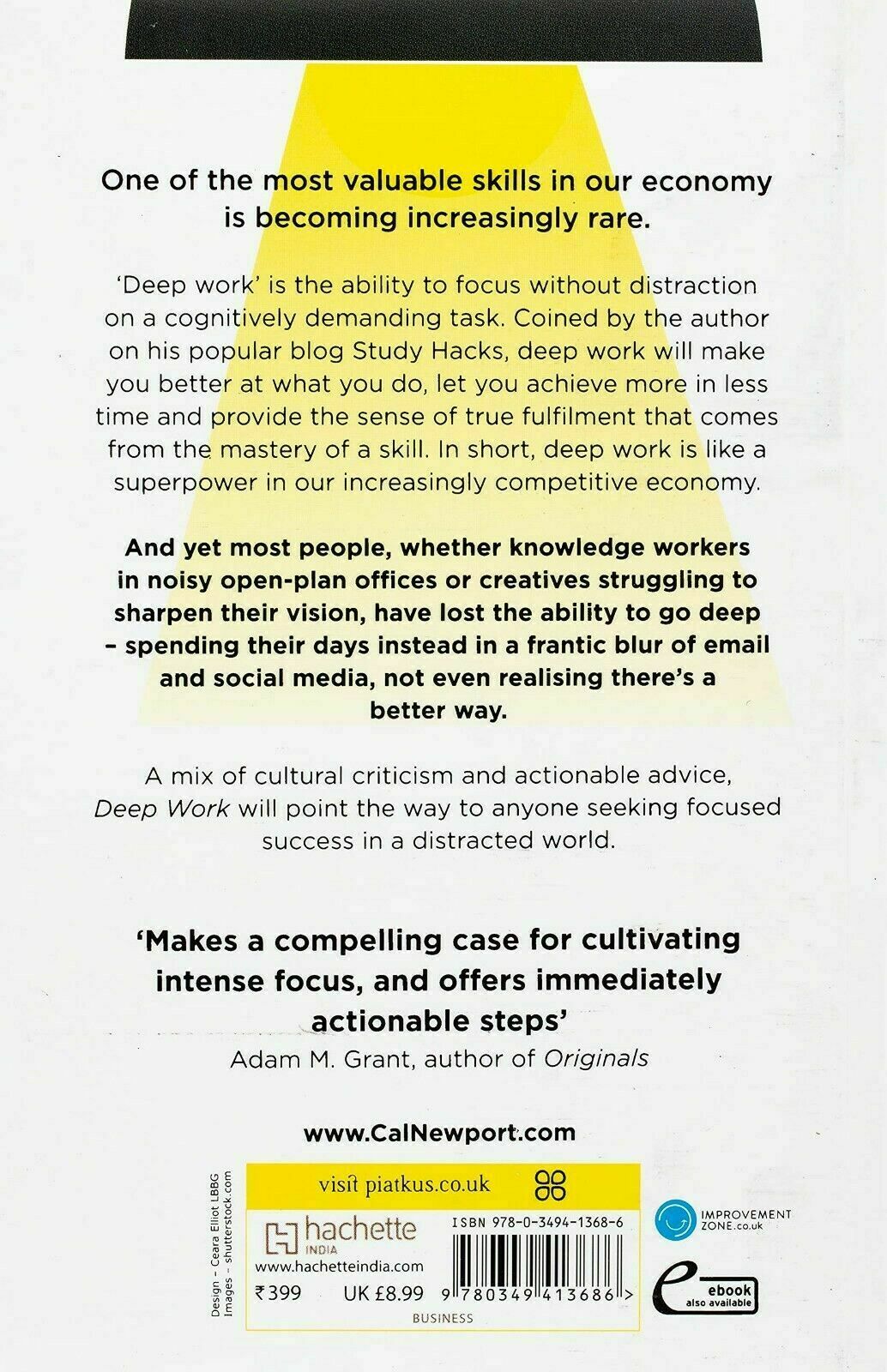 Deep Work: Rules for Focused Success in a Distracted World by Cal Newport PB