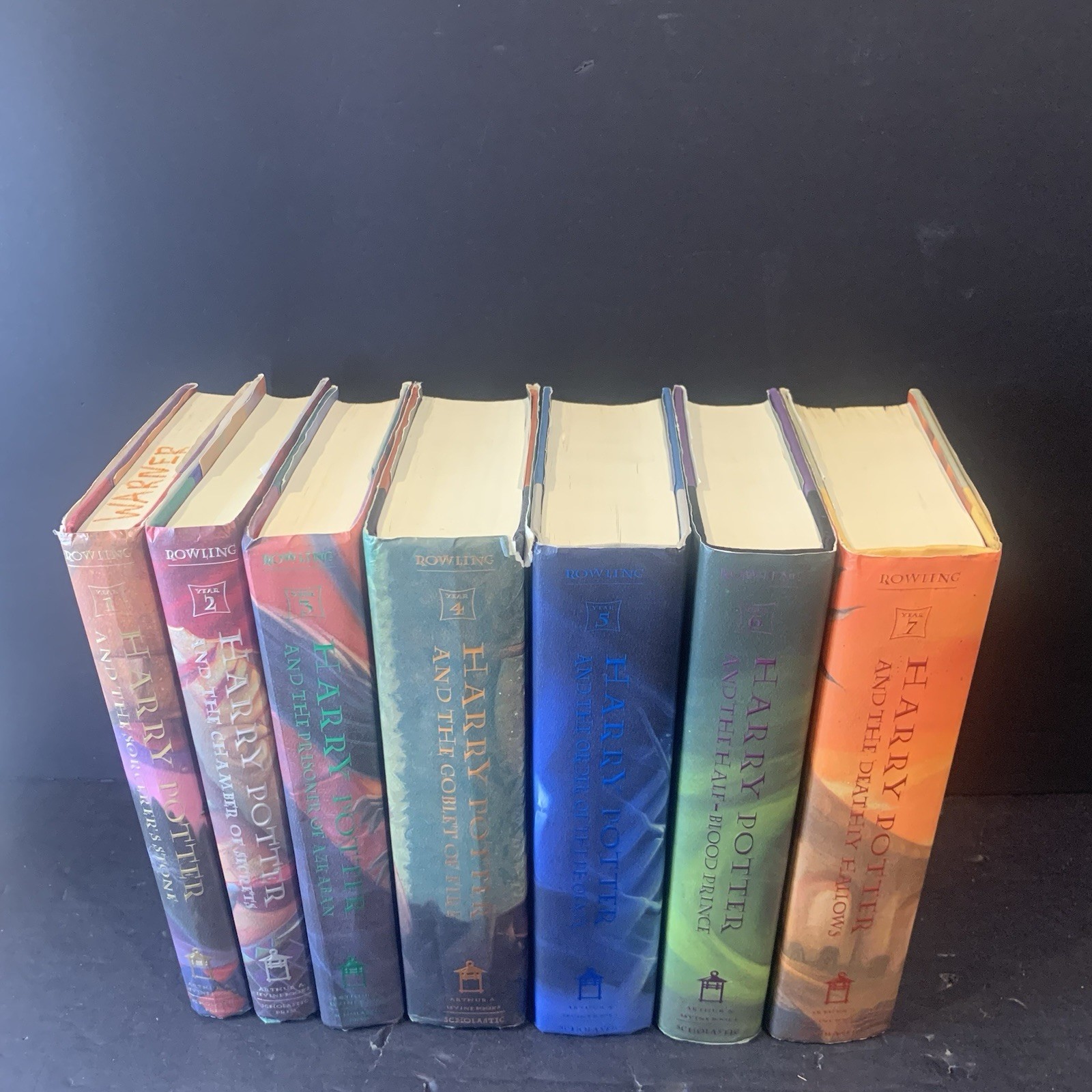 Harry Potter Complete Hardcover Book Set Lot 1-7 1st American Edition