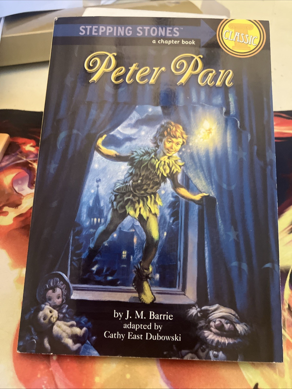 Peter Pan A Stepping Stone Book, paperback,  JM Barrie, NEW