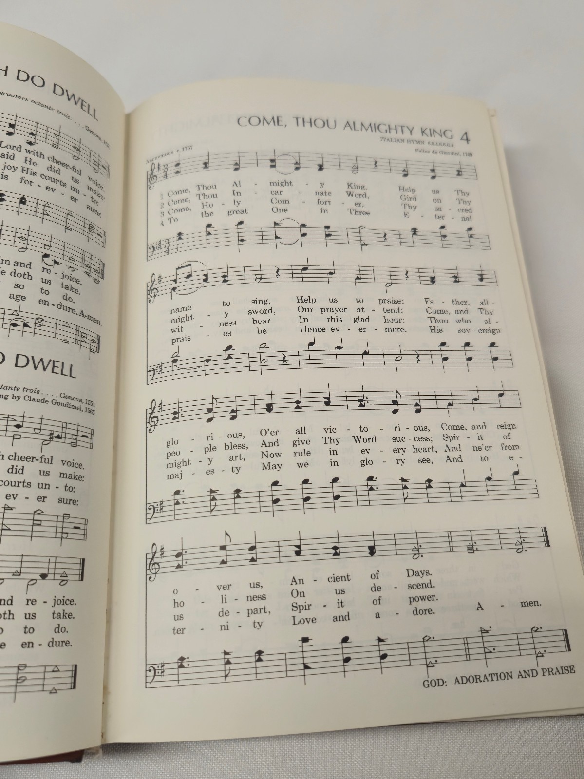 Vintage 1969 THE MENNONITE HYMNAL Herald Press Song Hymn Book