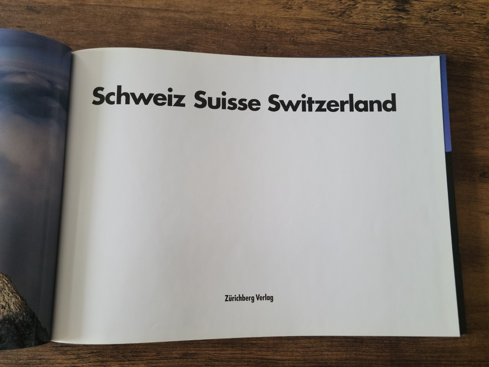 Schweiz Suisse Switzerland Hard Cover Book