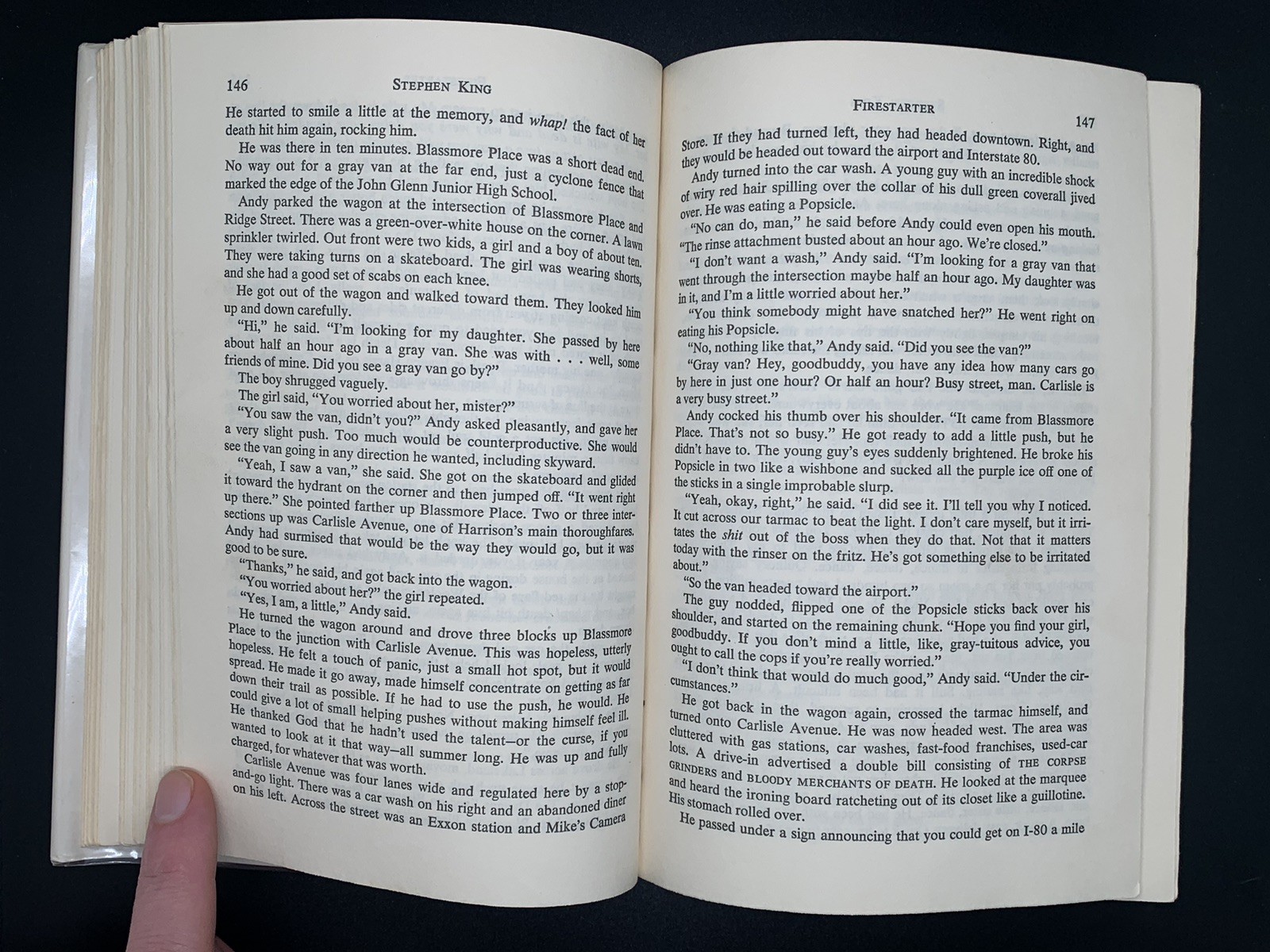 Firestarter Stephen King 1st Edition BCE 1980 Viking Press Hardcover