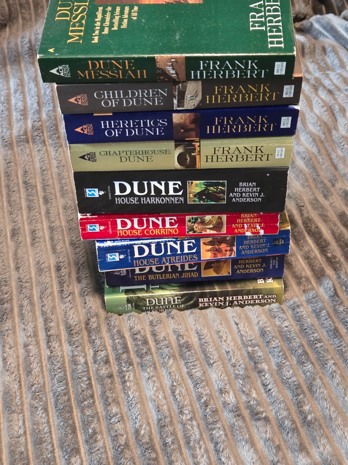 DUNE Series Lot of 9 Paperbacks-Frank Herbert/Brian Herbert/Kevin J Anderson