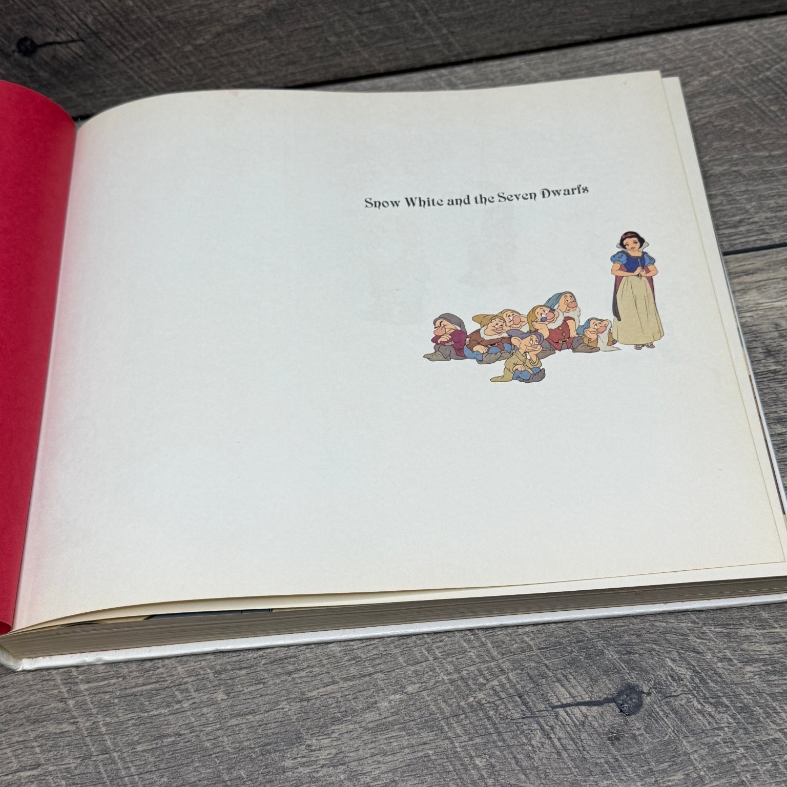 Snow White and the Seven Dwarfs Walt Disney 1979 Illustrated Hardcover Viking