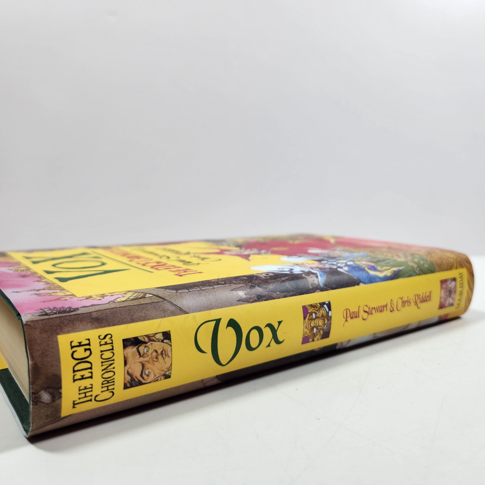 DUAL SIGNED Vox Paul Stewart Chris Riddell UK 1st Ed Sky Pirates Fantasy HC