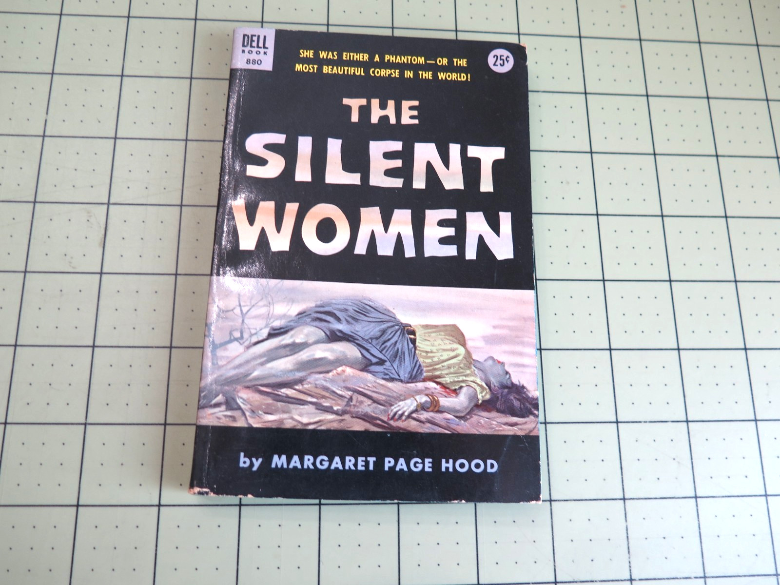 The Silent Women By Margaret Page Hood Vintage Dell #880 1953 Mystery Thriller