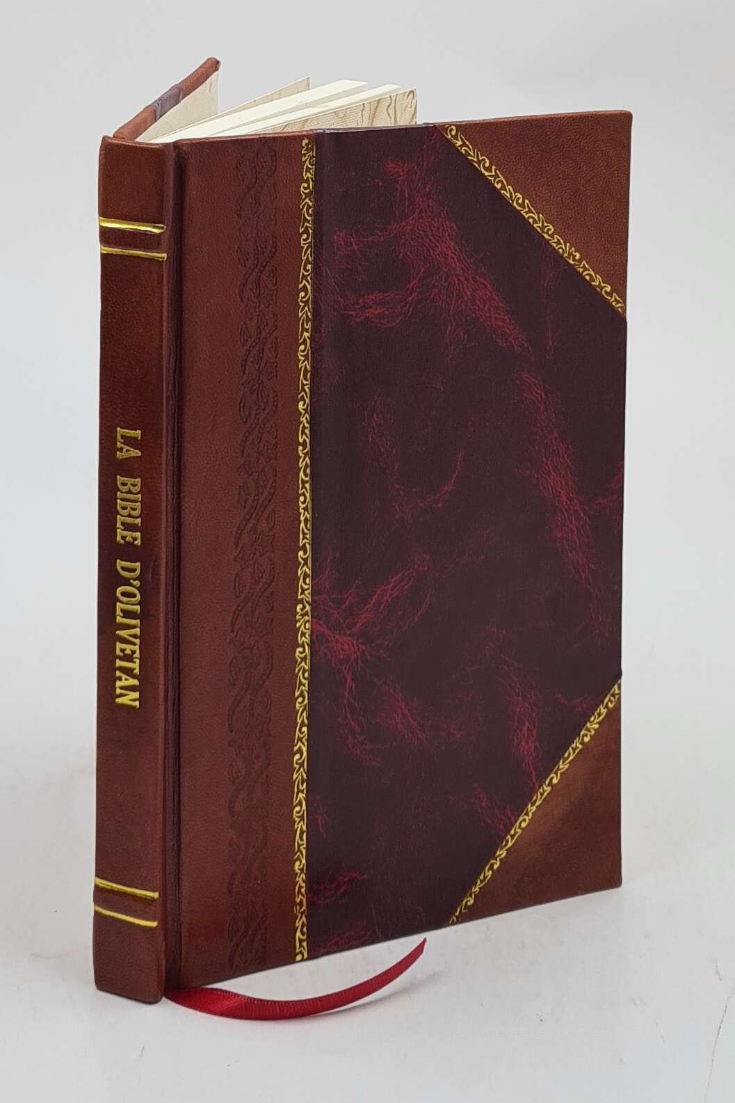 La Bible D’Olivetan Volume 3 1866 By Ed. Reuss [Leather Bound]