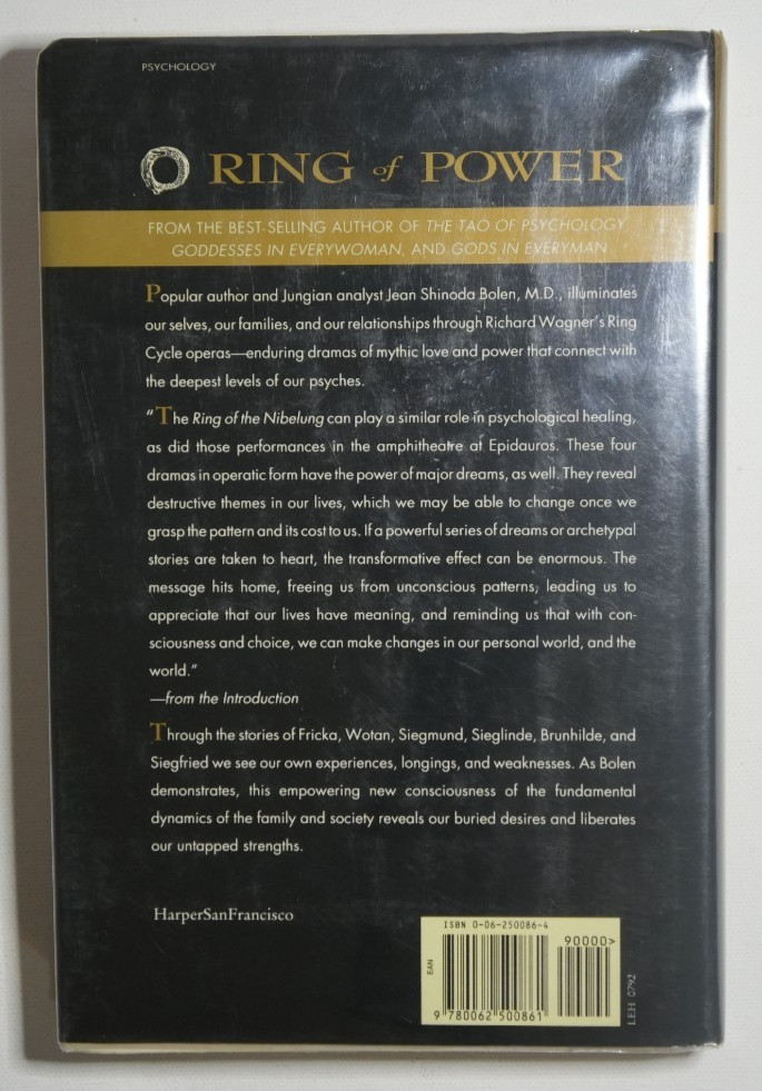 Ring of Power By Jean Bolen Rare 1st Ed/1st Print: w/ Original Dust Jacket