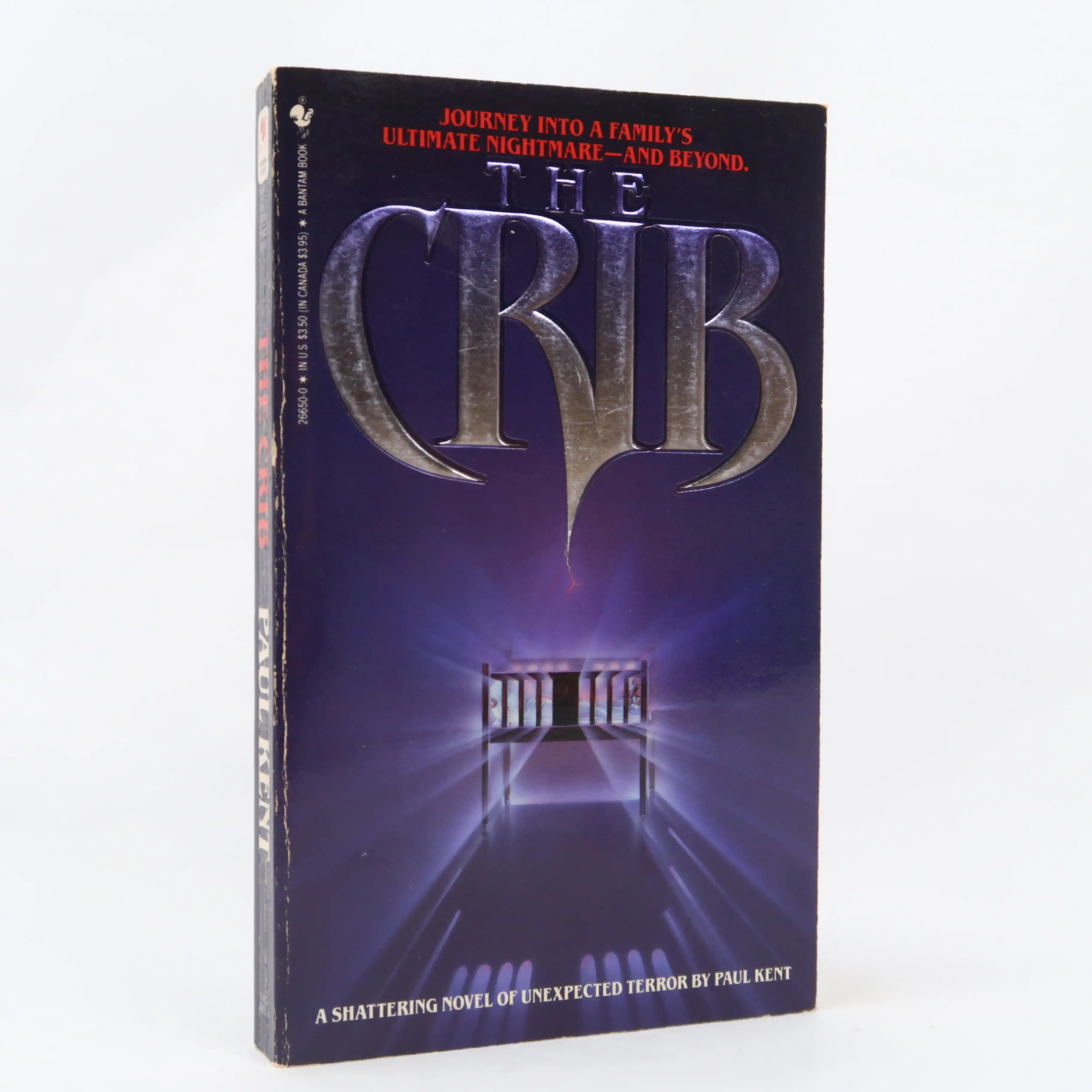The Crib by Paul Kent (Bantam, 1987) First MMPB Vintage Horror