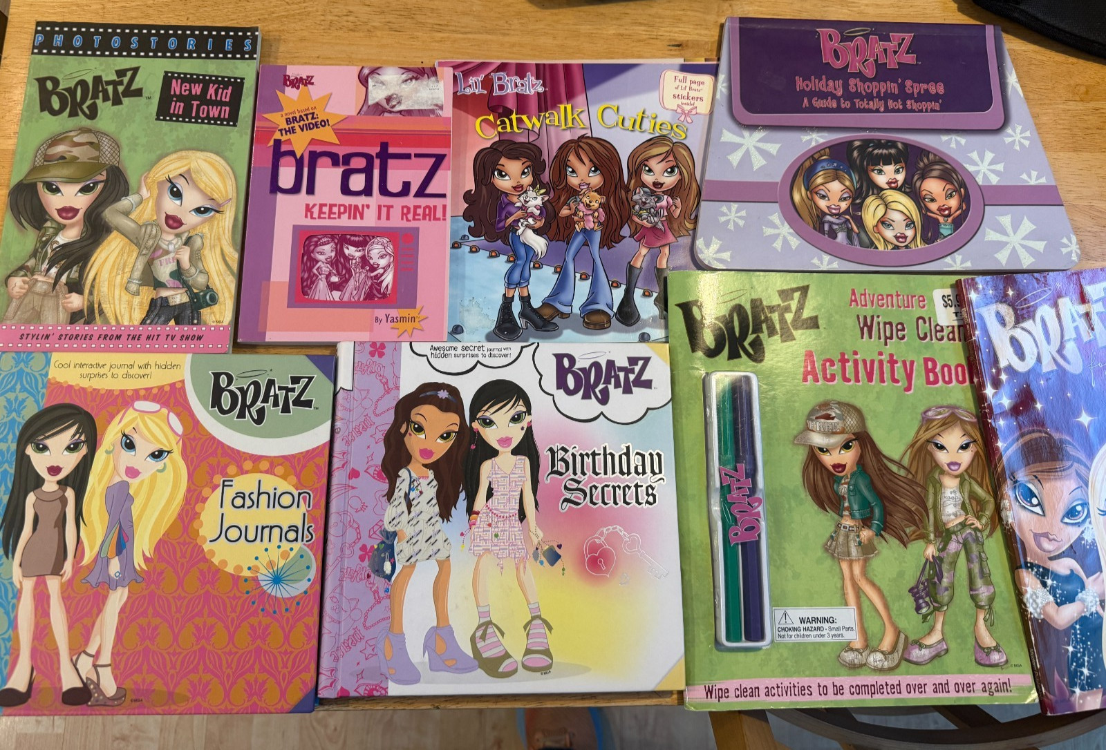 Bratz: An Assortment Of Preowned Bratz Books & 2 New Activity Coloring Books