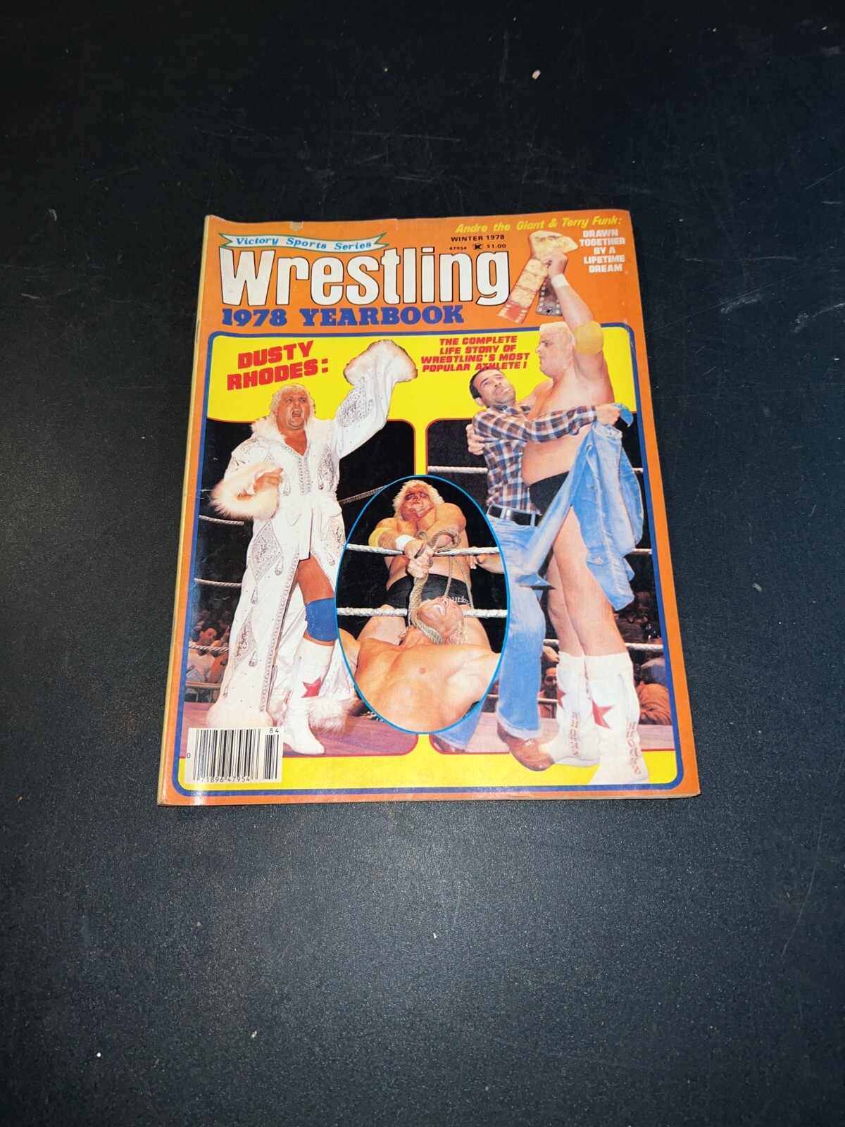 Victory Sports Series Wrestling Magazine Winter 1978 Yearbook Dusty Rhodes Cover