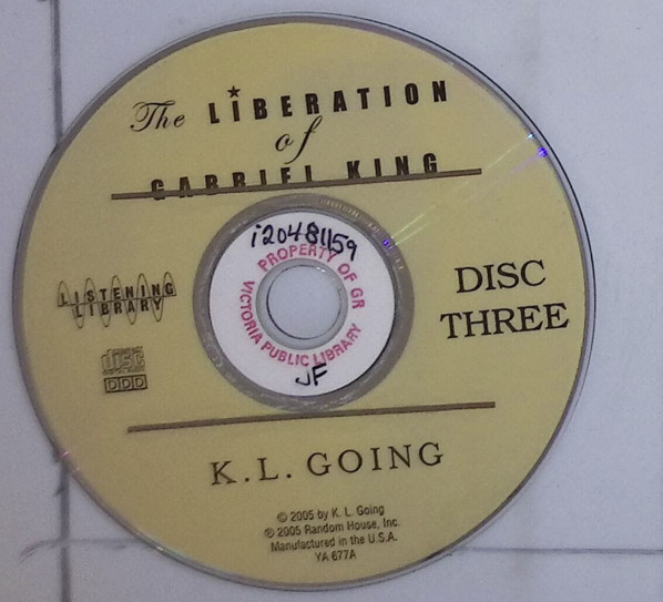 The Liberation of Gabriel King by Going, K. L. 3-DISC SET