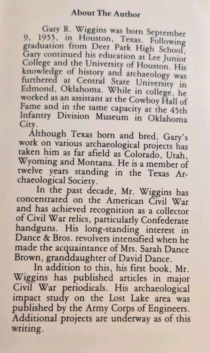 Dance & Brothers Texas Gunmakers of the Confederacy