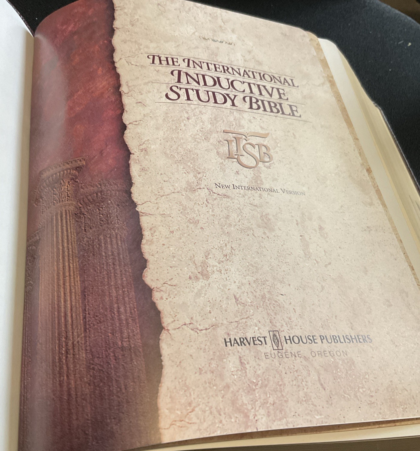 The International Inductive Study Bible NASB Burgundy Genuine Leather Brand New