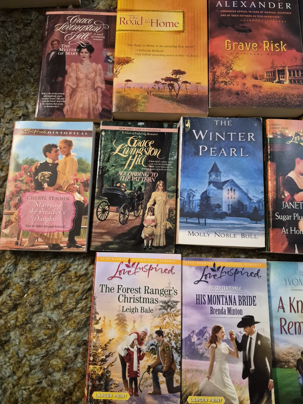 LOVE INSPIRED ROMANCE PAPERBACK BOOKS MISC ROMANCE TITLES LOT OF 22
