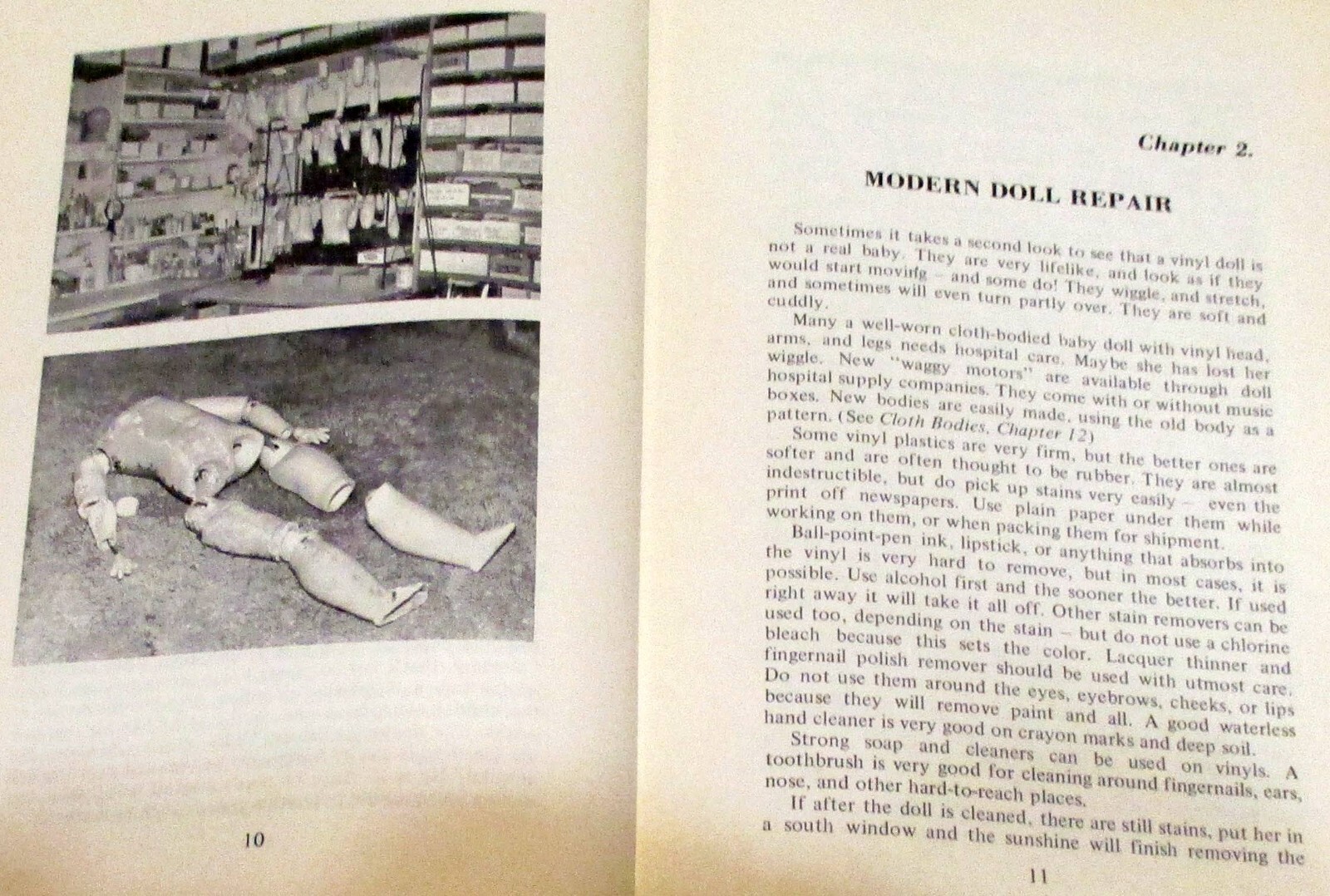 1971 Doll Repair “From the Gay World of Dolls” Evelyn Gaylin H/C 158 Pages