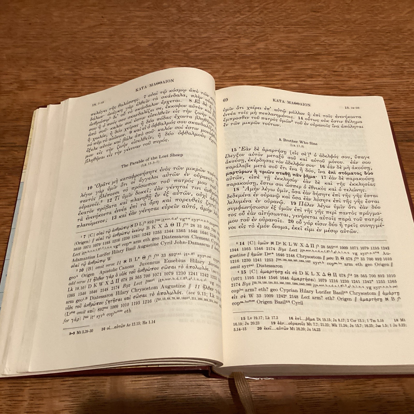 The Greek New Testament Dictionary United Bible Societies 1968 2nd Ed. Pre-owned