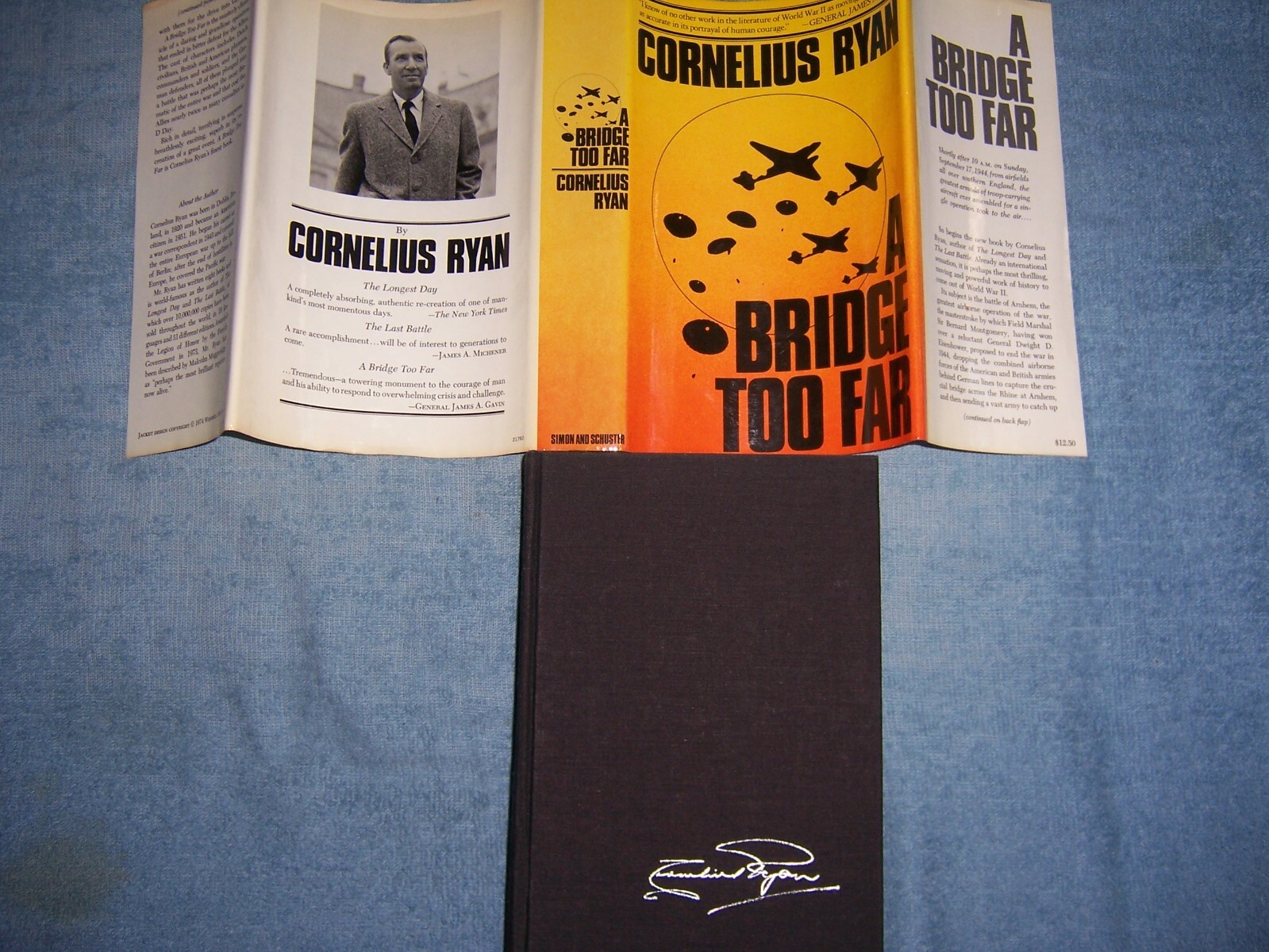 A BRIDGE TOO FAR by Cornelius Ryan/1st Ed/HCDJ/Military/WWII 1939-1945
