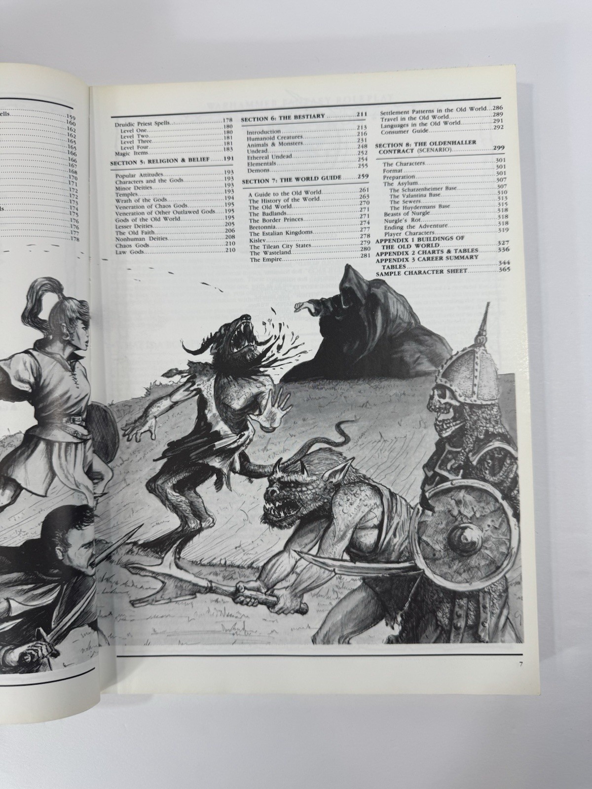Warhammer Fantasy Roleplay RULEBOOK WFRP Games Workshop, 1988