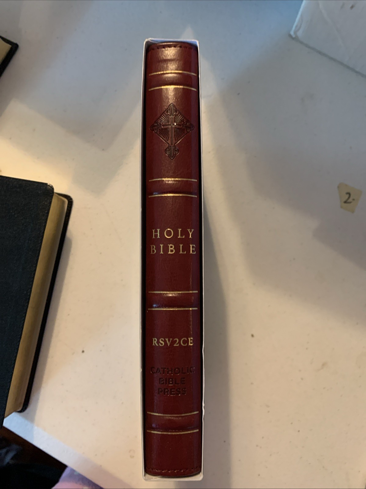 RSV2CE Thinline Large Print Catholic Bible Crimson Leathersoft Comfort Print NIB