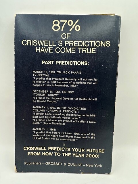 Criswell predicts your future from now to the year 2000! by Jeron Criswell