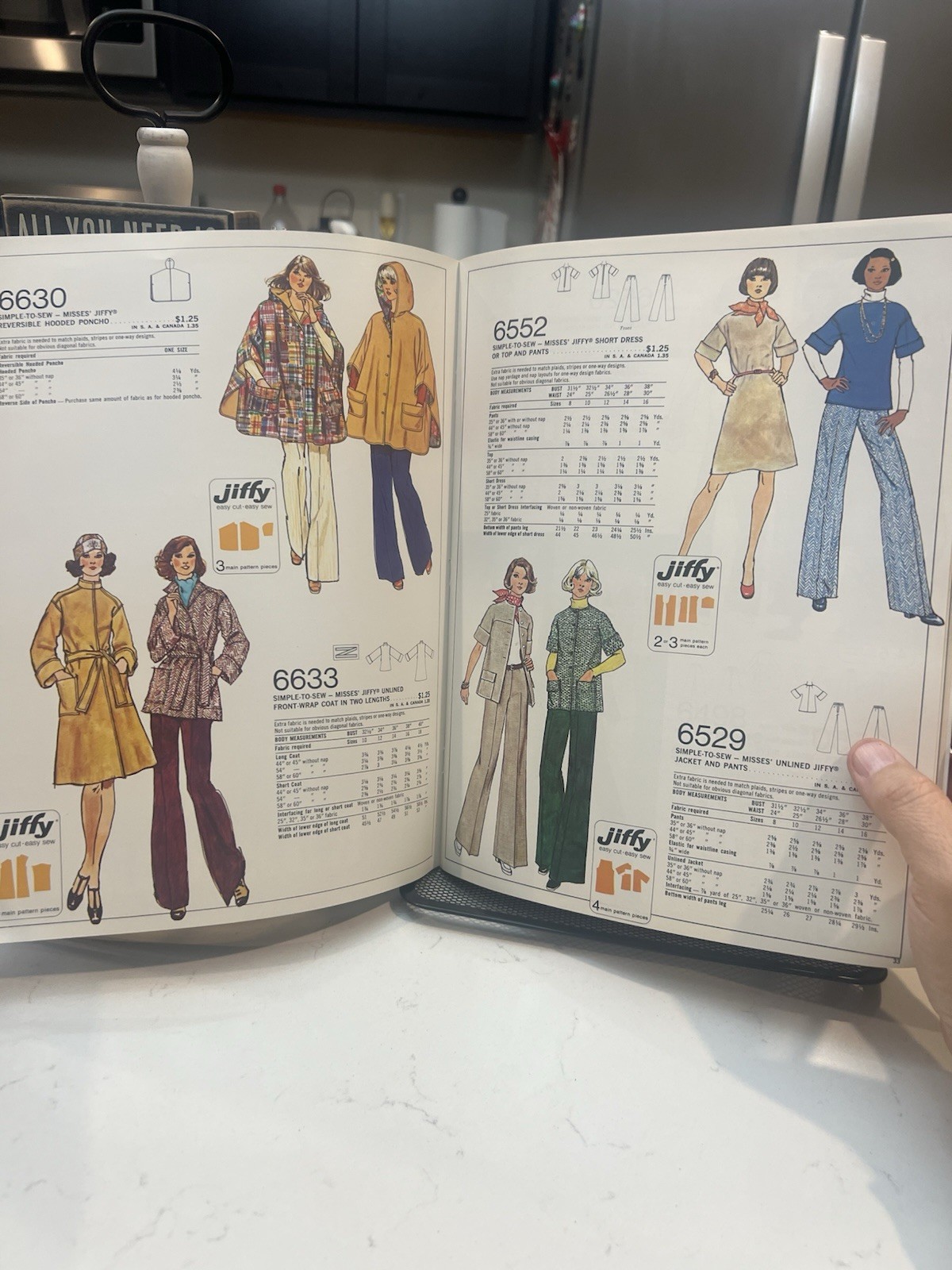 1974 Simplicity Home Catalog~Retro Fashion~Clothing Sewing Patterns 89pgs