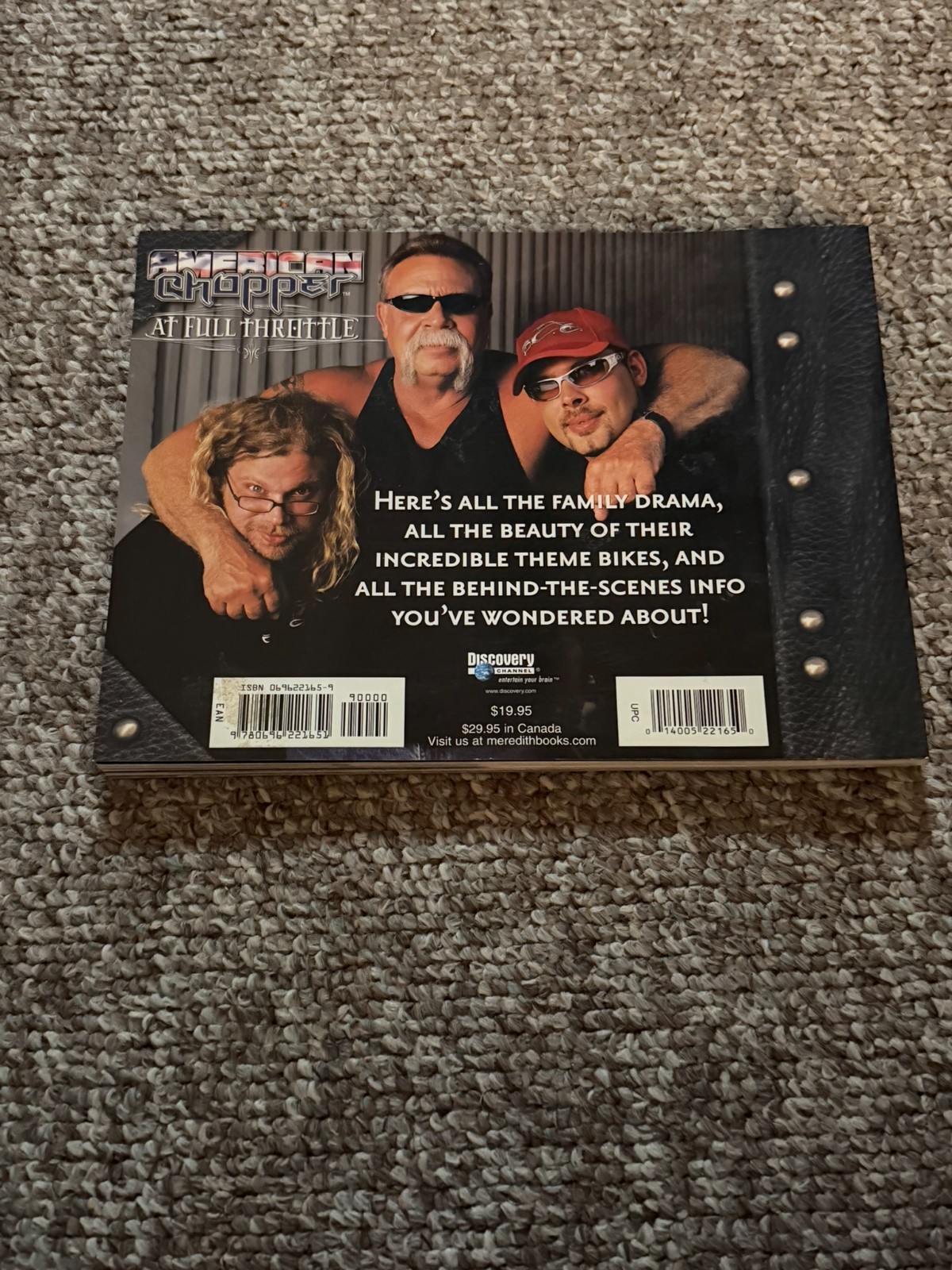 Motorcycle Book American Chopper At Full Throttle by Mike Flaherty