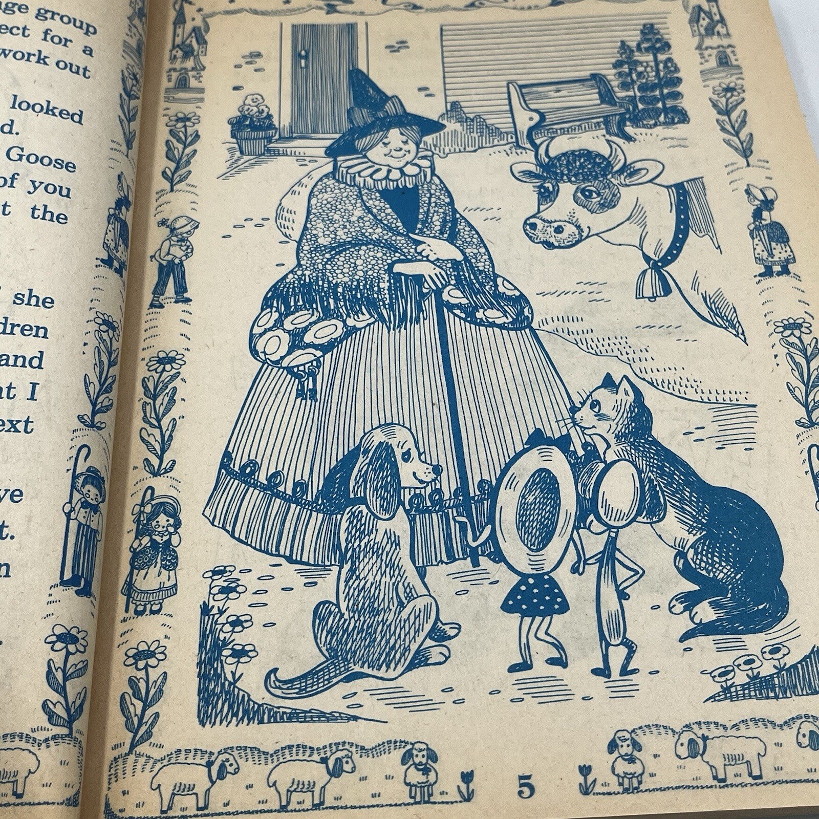 Vintage 1984 My Beautiful Mother Goose Book Compiled by Helen Rudin 320 Pages
