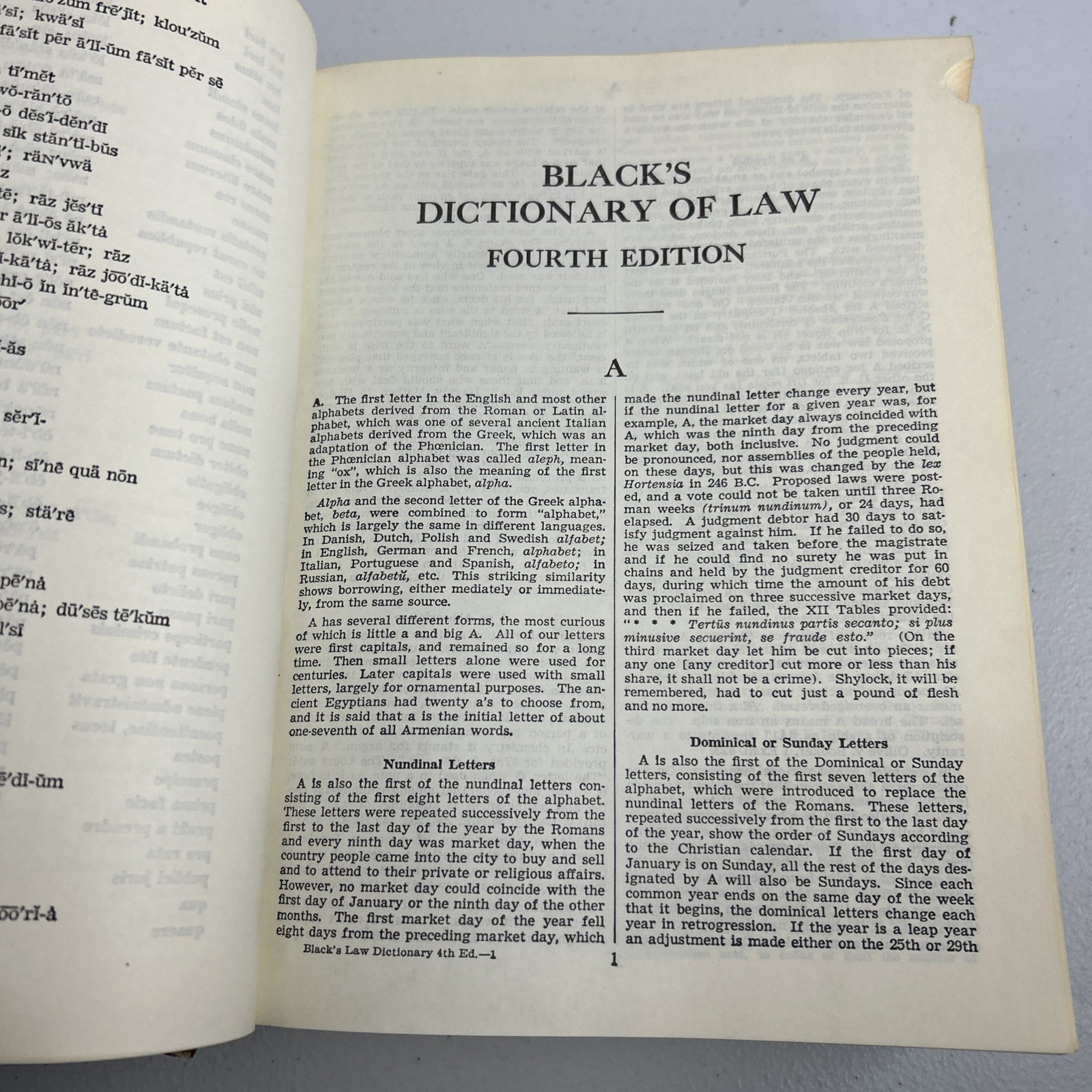 Black’s Law Dictionary De Luxe 4th Edition 1957 Guide Pronunciation Henry Black