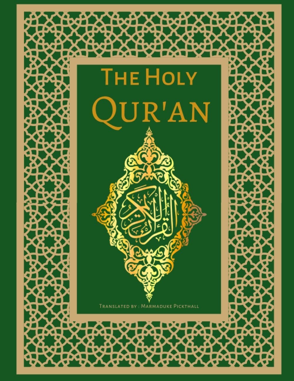 The Holy Quran: English Translation of The Noble Qur’an | Green Cover | English
