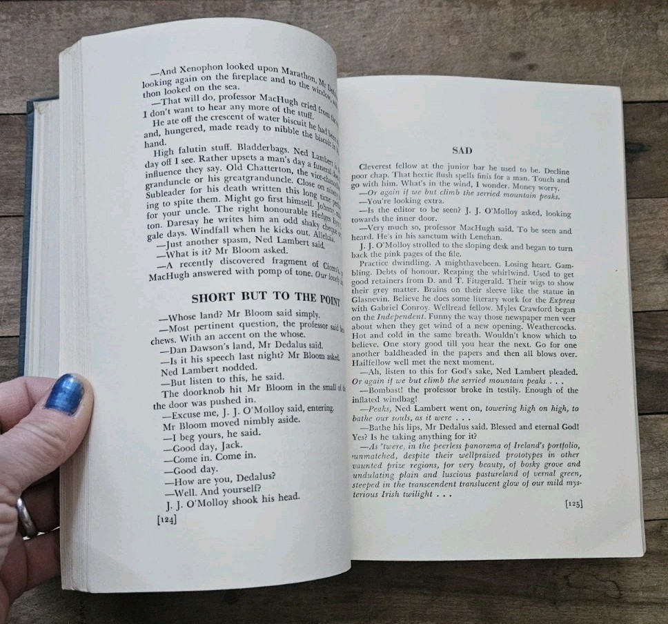 1961. Ulysses by James Joyce | Corrected Edition HC by Random House Ex-Library