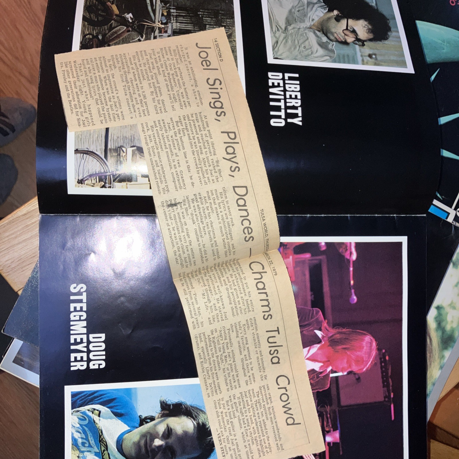 BILLY JOEL AND HIS BAND ON TOUR BOOK Softcover Tourbook 20 Pages 1978 52nd St.