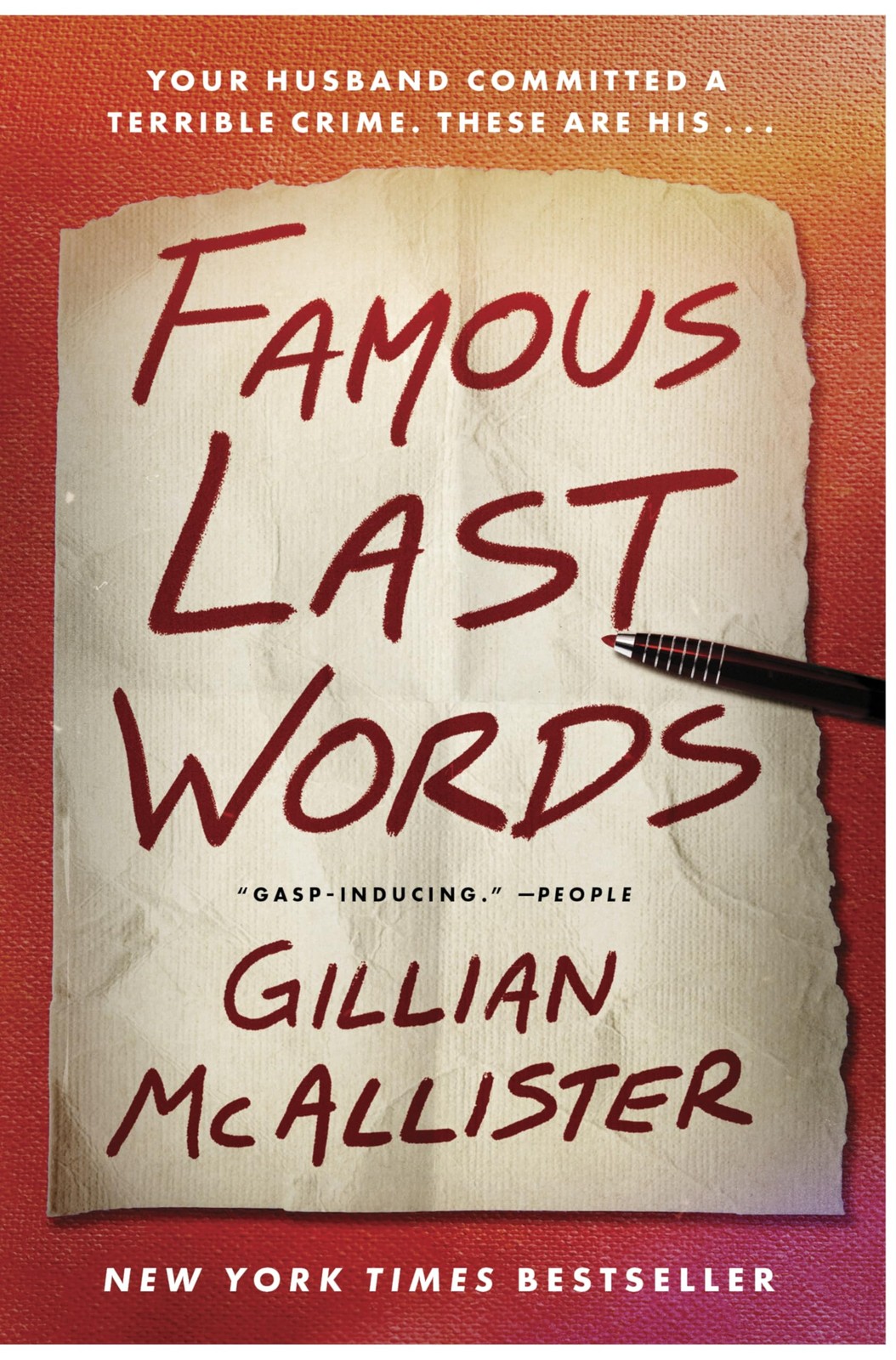 Famous Last Words: A Suspenseful Domestic Thriller with Shocking Twists, Unr…
