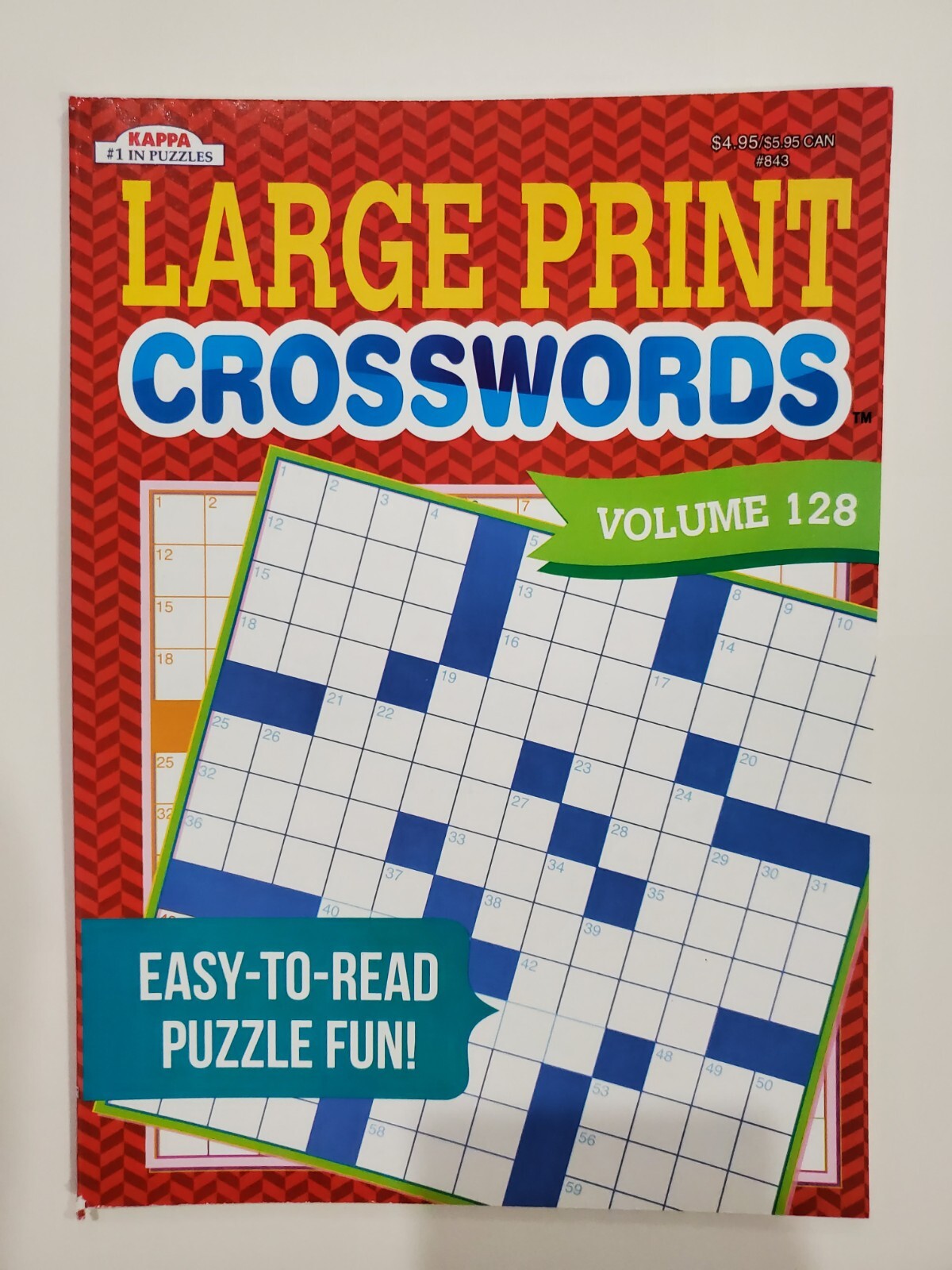 Large Print Crosswords Puzzle Books Kappa Games,Search,Hunt~ Pick up to 20 Vols