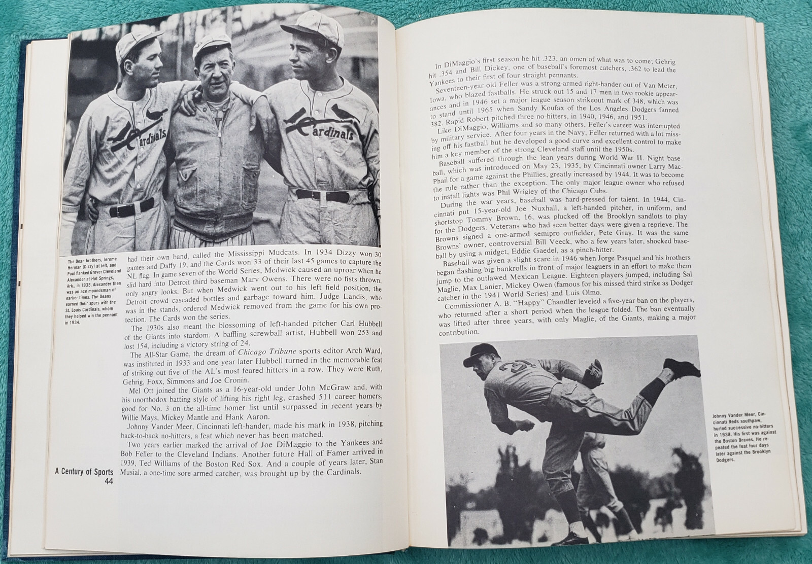 A Century Of Sports 1971 Jumbo Hardcover 434 Pages The Associated Press