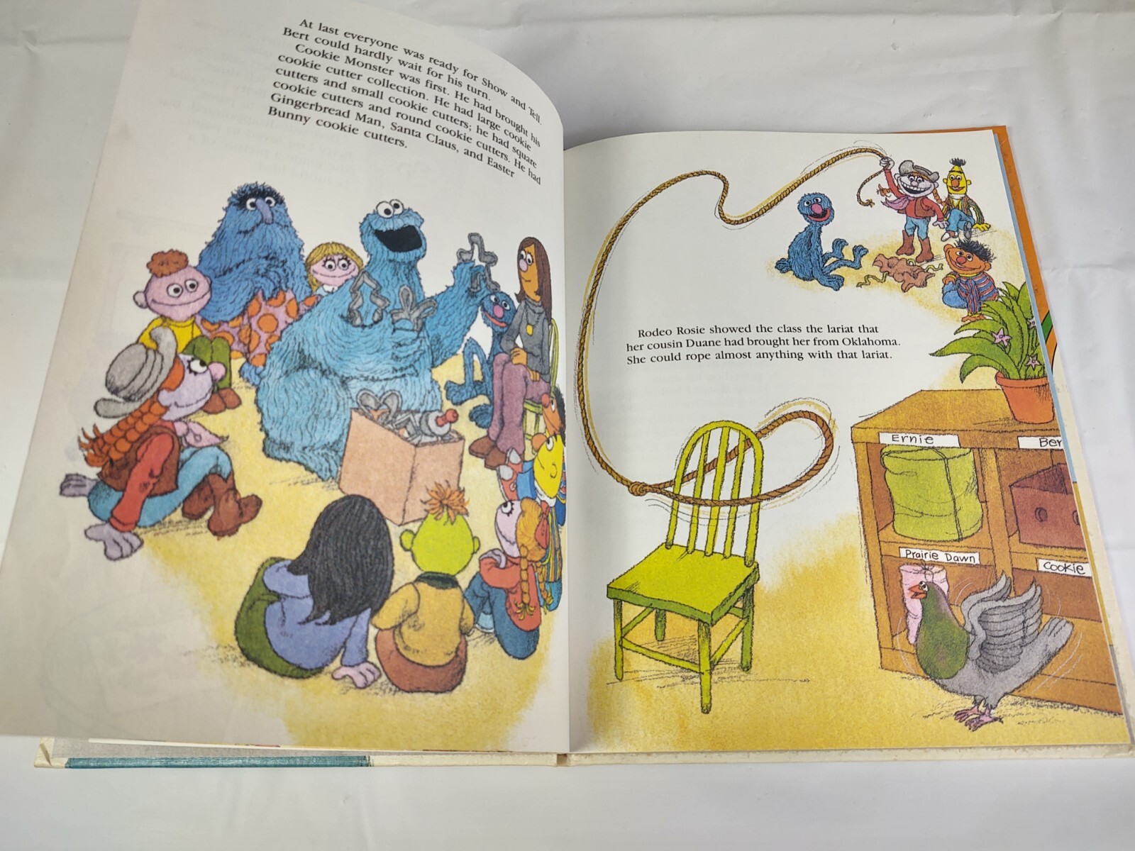 Vtg 89 On My Way With Sesame Street Volume 3 Getting Ready For School Book CTW