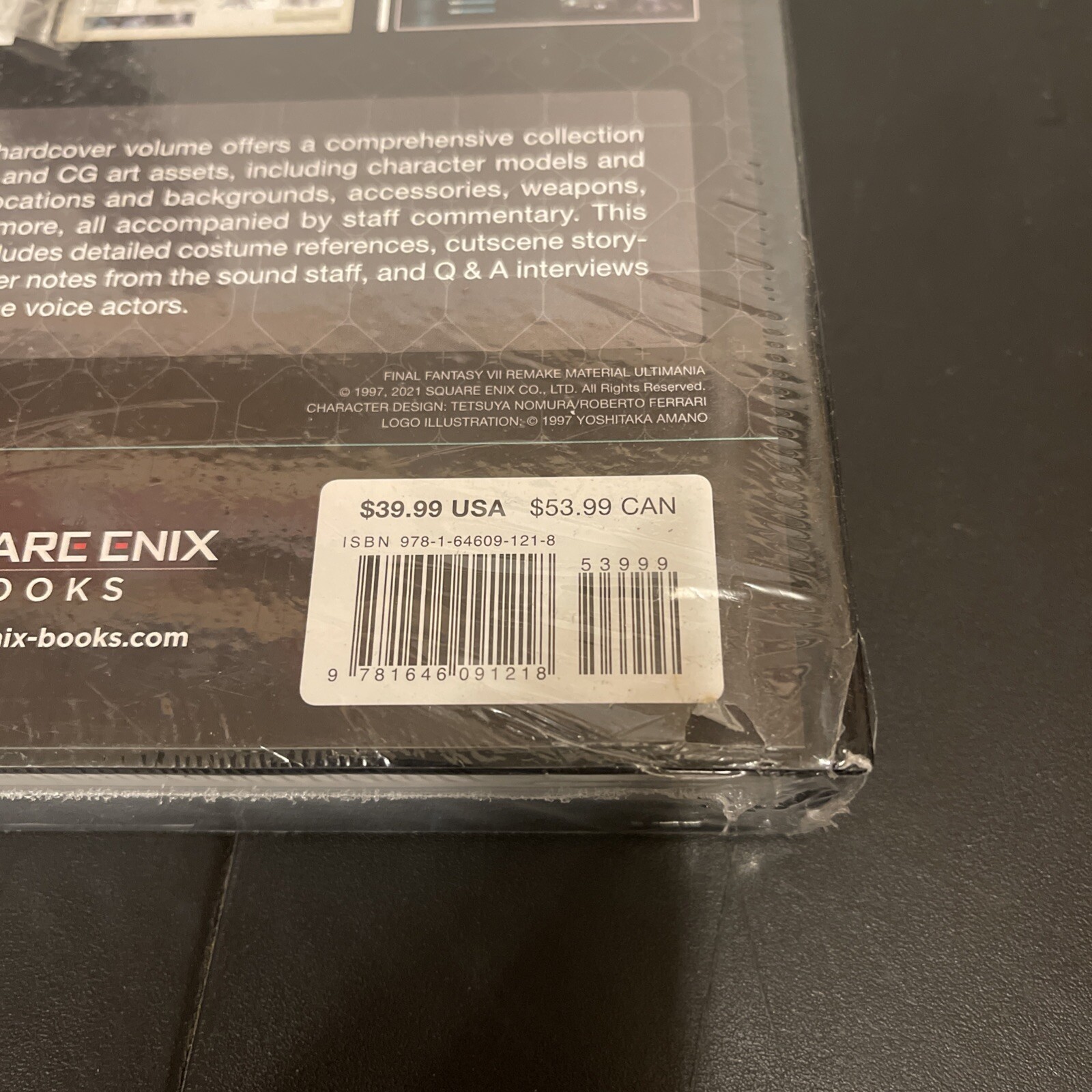 Final Fantasy VII Remake Material Ultimania HC Square Enix Books New Free 🚢