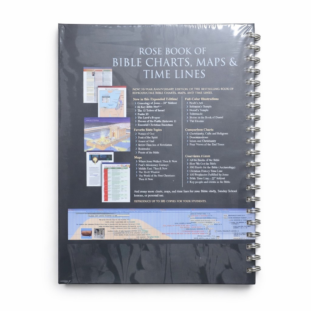 Rose Book of Bible Charts, Maps & Timelines – Full-Color Illustrated Reference