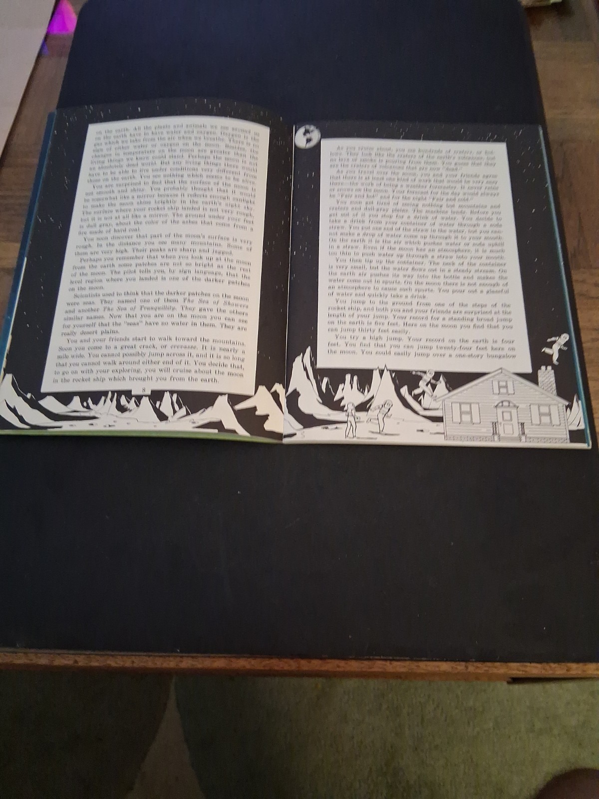 Earth’s Nearest Neighbor Moon Book 1966 Edition Bertha Parker Paperback V. G.