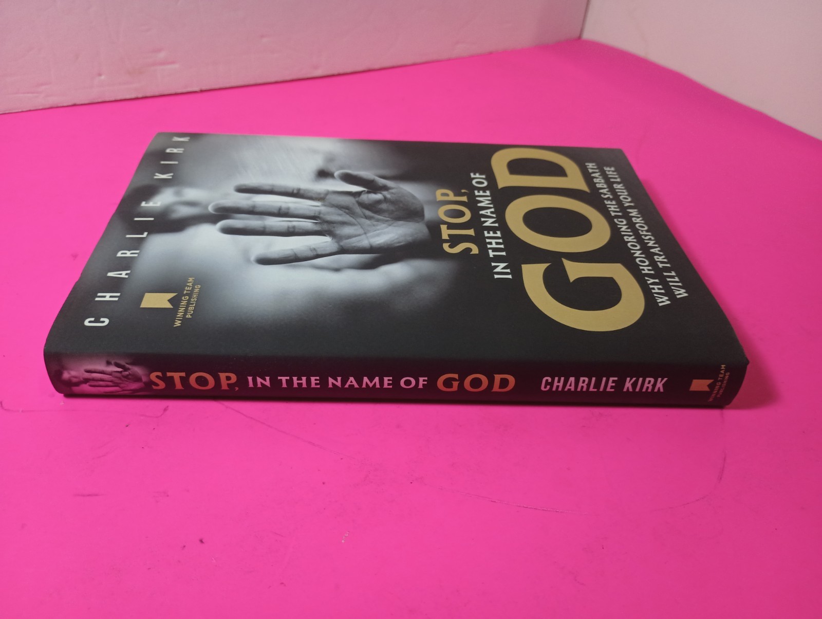 Stop, In the Name of God By Charlie Kirk 2025 HC Book HC/DJ First Ed. New